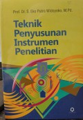Teknik Penyusunan Instrumen Penelitian