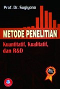 Metode Penelitian Kuantitatif Kualitatif Dan R&D edisi Terbaru