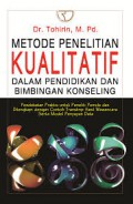 Metode Penelitian Kualitatif Dalam Pendidikan Dan Bimbingan Koseling