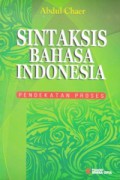Sintaksis Bahasa Indonesia: Pendekatan Proses