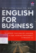 English For Business to improve your english language skill in global working environment & industry 4.0