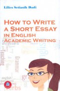 How To Write A Short Essay In English Academic Writing