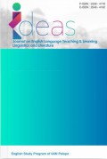 Ideas Journal On English Language Teaching & Learning Linguistics And Literature